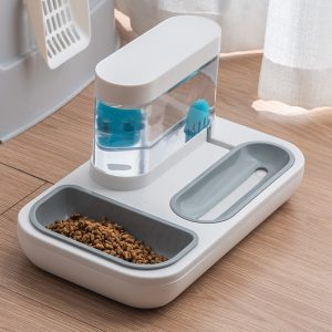 4-in-1 Pet Feeder & Fountain Bowl
