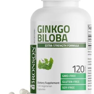 Bronson Ginkgo Biloba Extra Strength Supports Brain Function & Memory Support