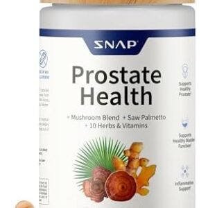 Snap Supplements Prostate Health – DHT Blocker & Urinary Support for Men